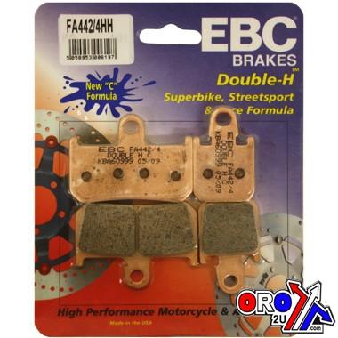 BRAKE PADS SINTERED METAL 4pcs, EBC FA442/4HH (VD444)