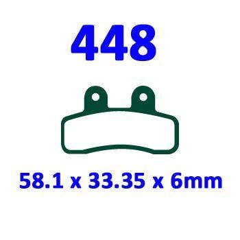 BRAKE PADS DISC FA448 EBC