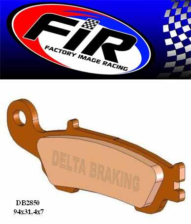 BRAKE PADS SINTERED METAL HS, MX-N HIGH FRICTION, DB2850-N BP199T05B