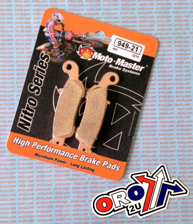 BRAKE PADS SINTERED NITRO RACE, MOTO-MASTER 094922, 39-450