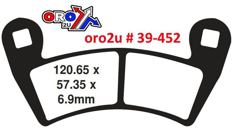 BRAKE PADS SINTERED NITRO, MOTO-MASTER 098421, 39-452