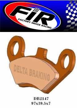BRAKE PADS SINTERED METAL HD, QD-D EXTREME ATV, DB2147 QD-D, BP218DDDD
