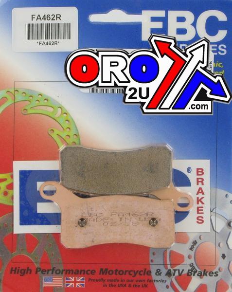 BRAKE PADS SINTERED EBC FA462R, 41-989.H.EBC RACING GOLD, 39-462
