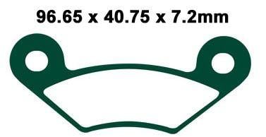 BRAKE PADS STD EBC FA483TT