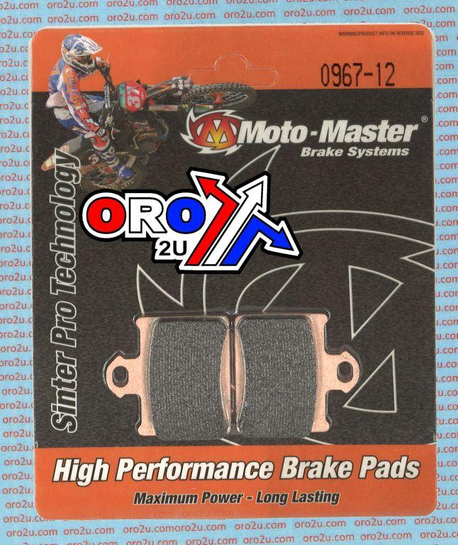 BRAKE PADS SINTERED RACING, MOTO-MASTER 096712 41-508.H.MM, 39-602