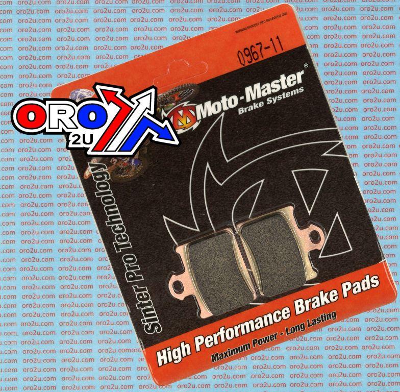 BRAKE PADS STD MOTO-MASTER, SEMI-METALLIC STD 096711, 39-602