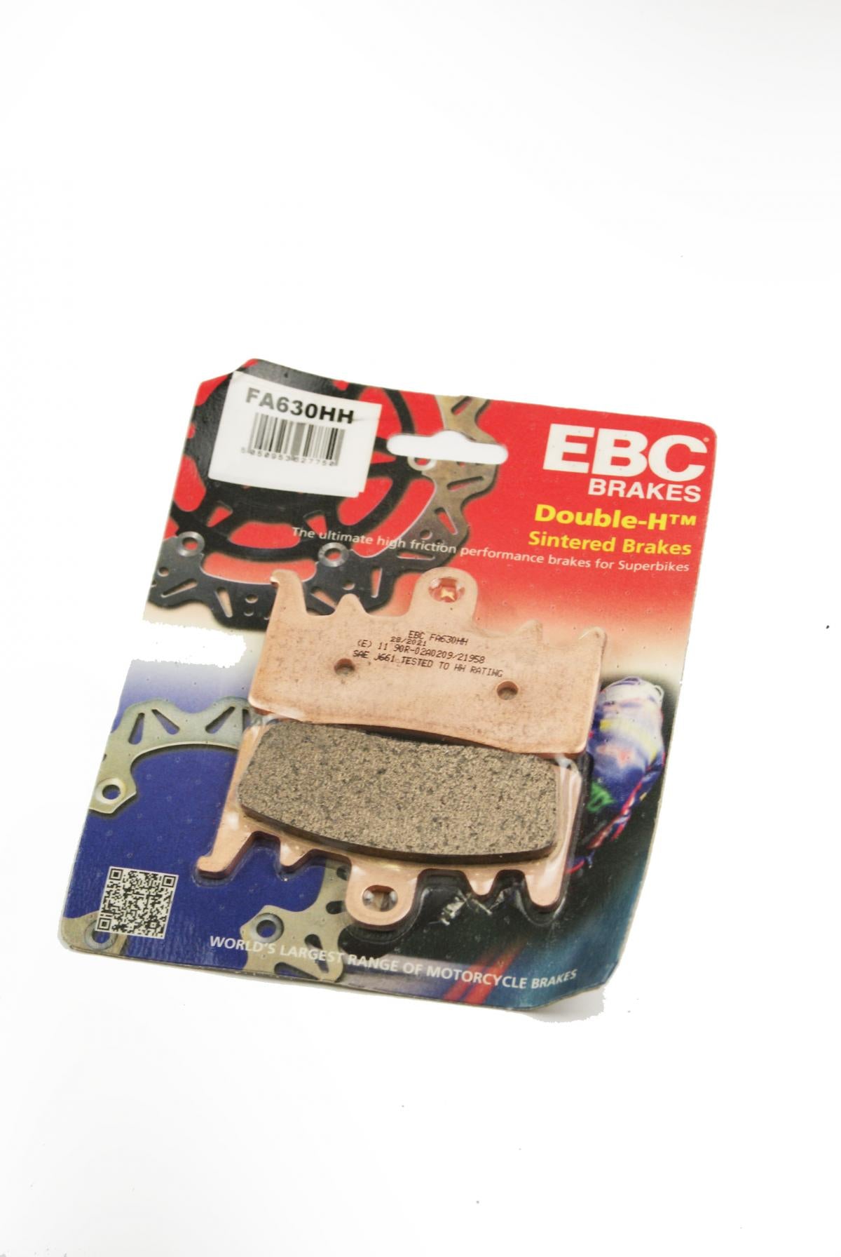 BRAKE PADS SINTERED METAL, EBC FA630HH GOLD, 39-630