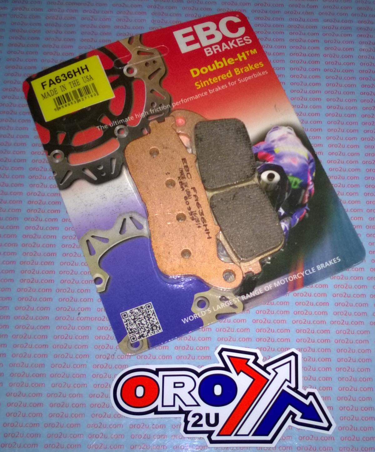 BRAKE PADS DISC SINTERED-METAL, EBC FA636HH HONDA VFR 1200