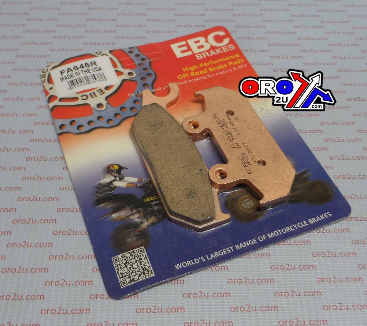 BRAKE PADS SINTERED FA645R, EBC PADS FA645R