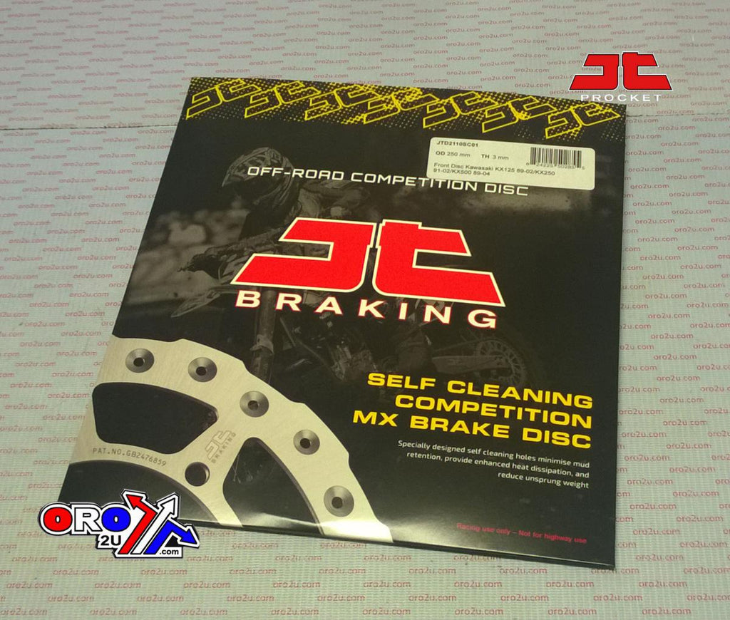 DISC BRAKE FRONT KX KDX KLX, JTD2110SC01 KAWASAKI KX250, Note: sholder bolt kit need.