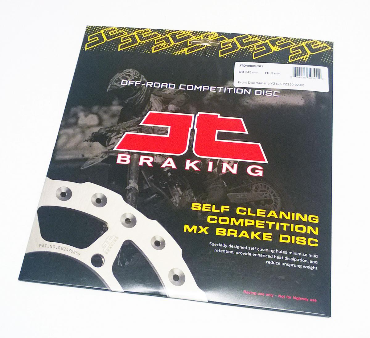 DISC BRAKE FRONT YZ WR JT, JTD4080SC01 YAMAHA, SELF-CLEANING HOLES