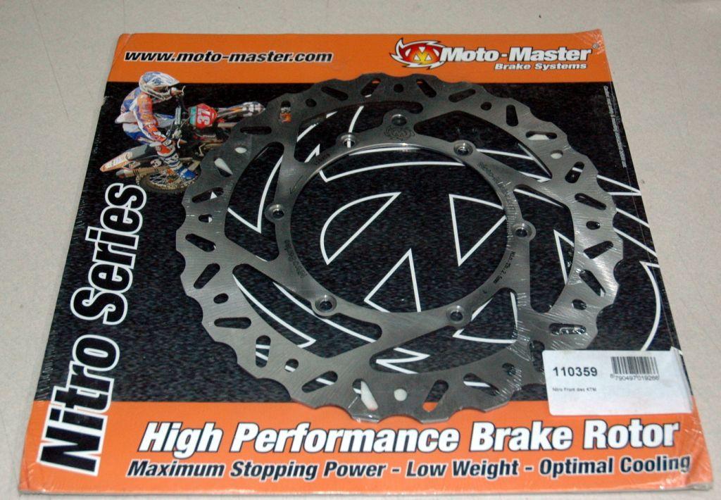 DISC BRAKE FRONT FIXED KTM HUSQ, WITH SPEEDO HOLE, MOTO-MASTER 110359 HUSQVARNA