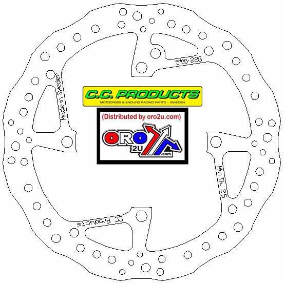 DISC BRAKE FRONT SHERCO 13-ON, CROSS-CENTER PRODUCT 5100-228