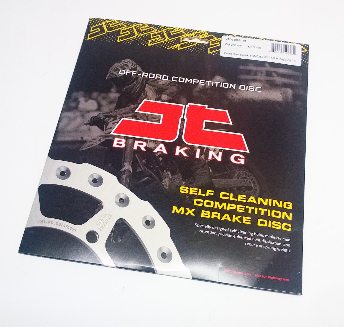 DISC BRAKE FRONT RMZ JT, JTD3200SC01 KAWASAKI, SELF-CLEANING HOLES