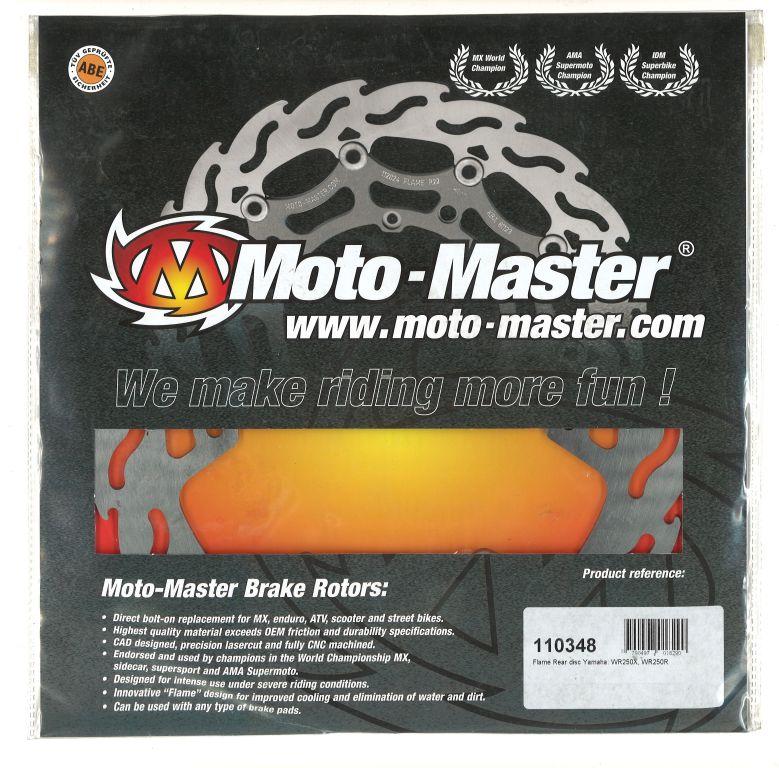 DISC BRAKE HALO REAR WR250, MOTO-MASTER 110486 YAMAHA, 3D7-2582W-01-00, 3D7-2582W-00