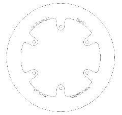 DISC BRAKE REAR KTM HUSABERG, BRAKE CROSS-CENTER 5100-053, 77310060000