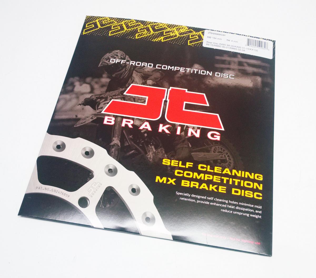 DISC BRAKE REAR KX80-85-100 JT, JTD2006SC01 KAWASAKI, SELF-CLEANING HOLES