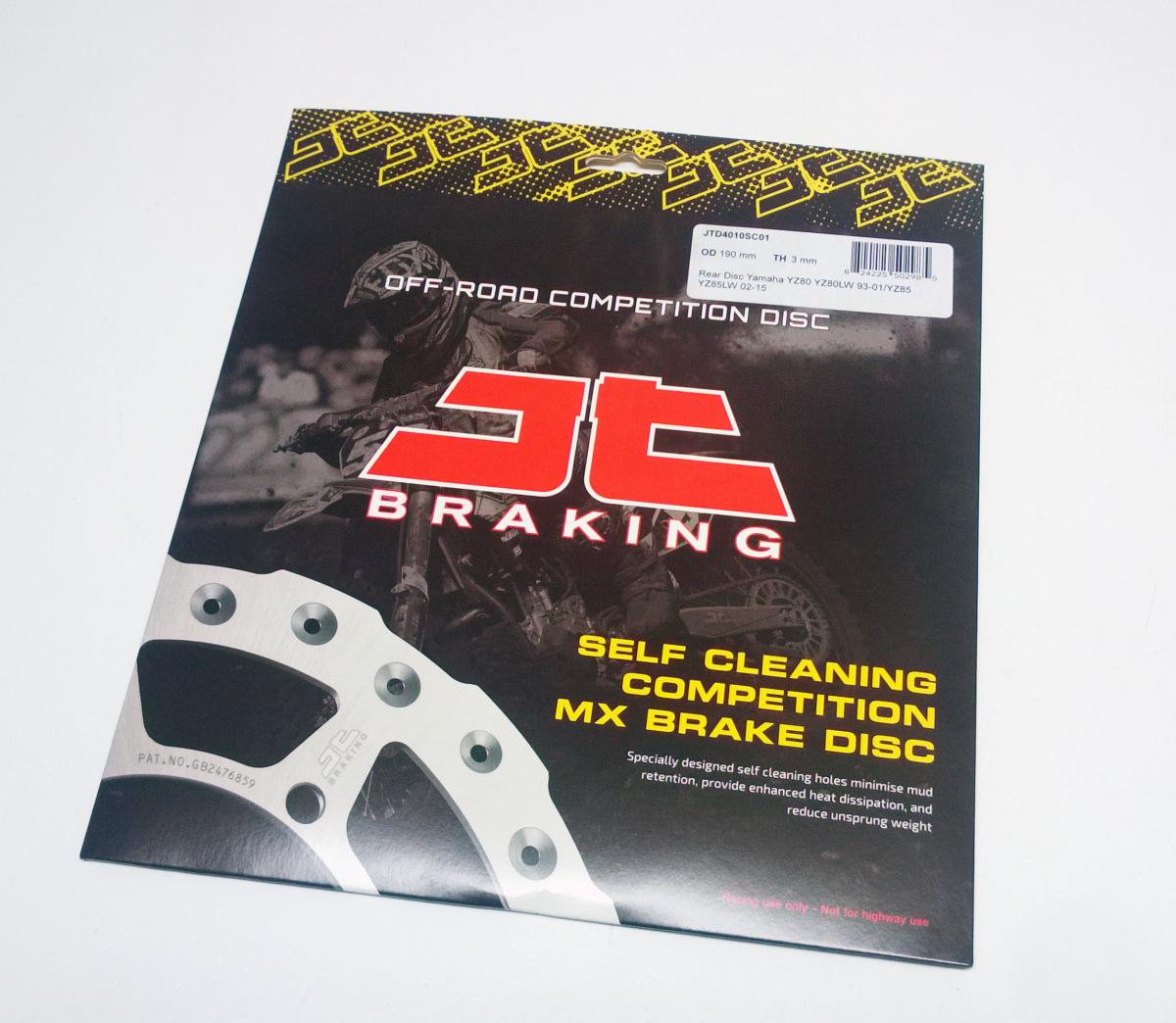 DISC BRAKE REAR YZ80 YZ85 JT, JTD4010SC01 YAMAHA, SELF-CLEANING HOLES