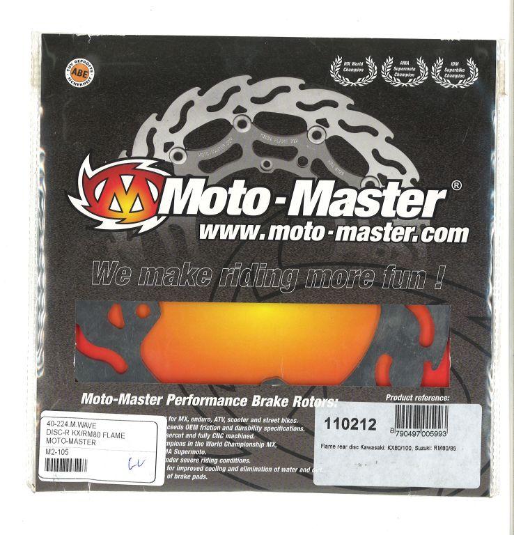 DISC BRAKE REAR KX RM 80 FLAME, MOTO-MASTER 110212