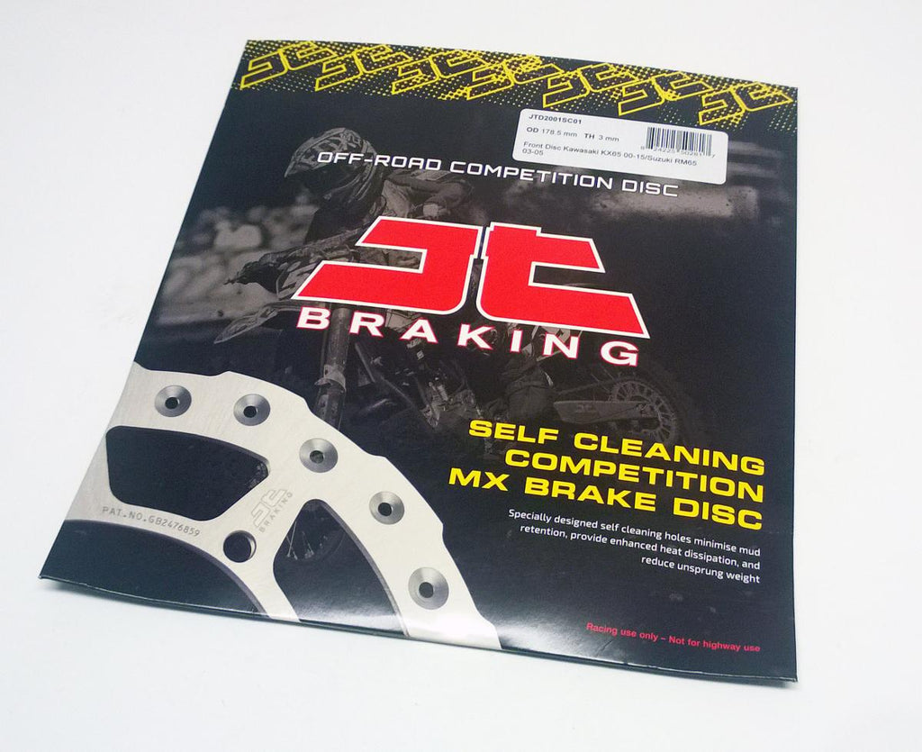 DISC BRAKE FRONT KX65 00-18 JT, JTD2001SC01 KAWASAKI, SELF-CLEANING HOLES