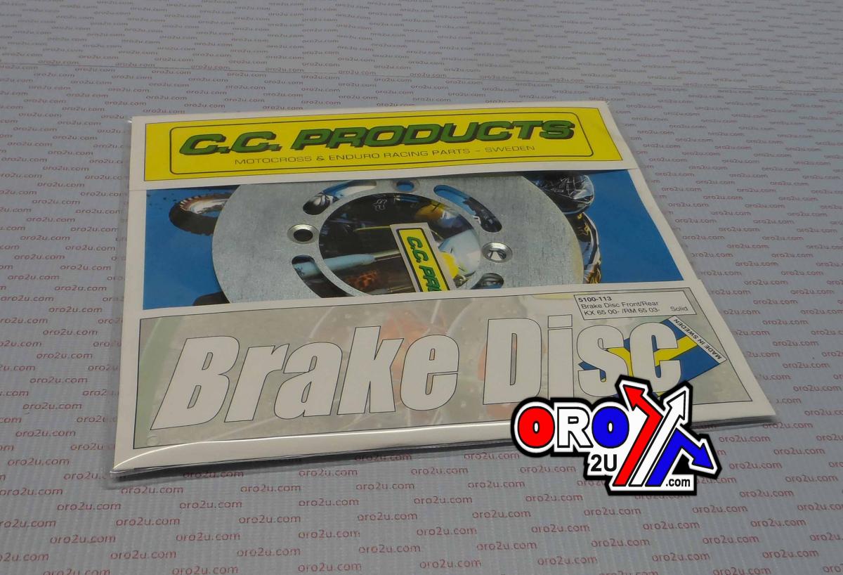 DISC BRAKE FRONT / REAR KX65, CROSS-CENTER PRODUCT 5100-113