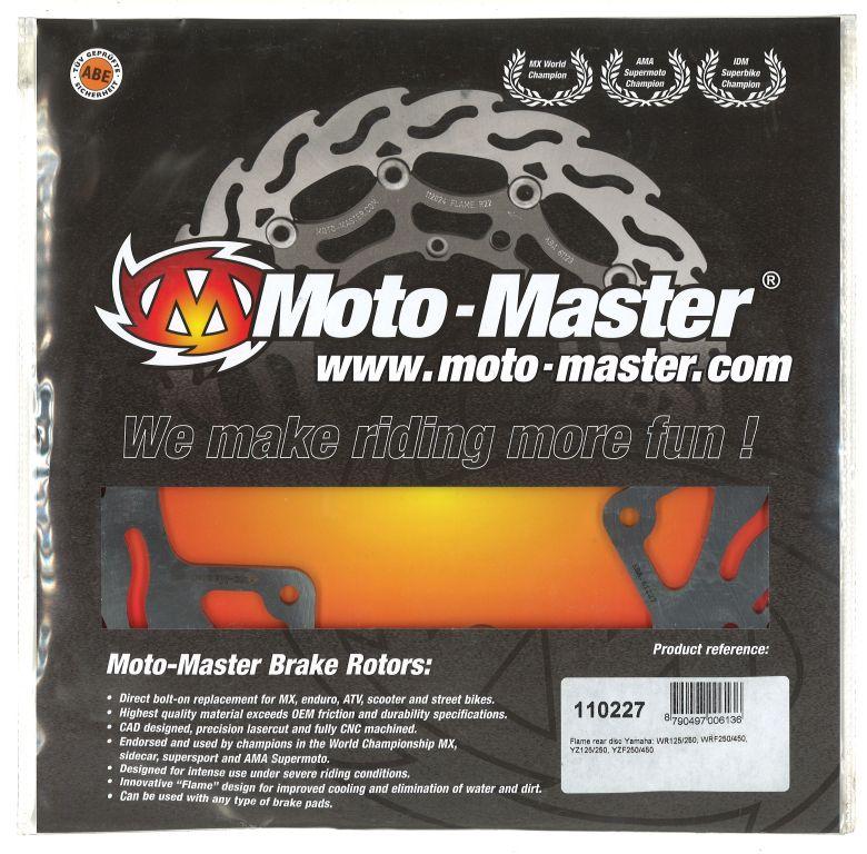 DISC BRAKE REAR YZ YZF FLAME, MOTO-MASTER 110227