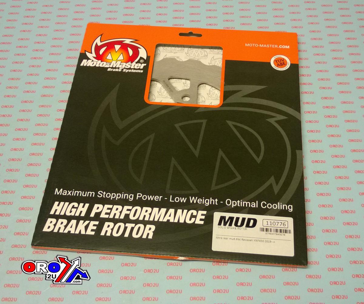 DISC BRAKE REAR SOLID KX 450F 2019 NITRO MUD, MOTO-MASTER 110776