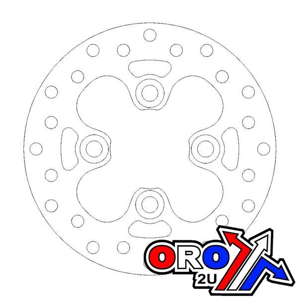 DISC BRAKE FRONT KFX450R 07-12, MOTO-MASTER 110320