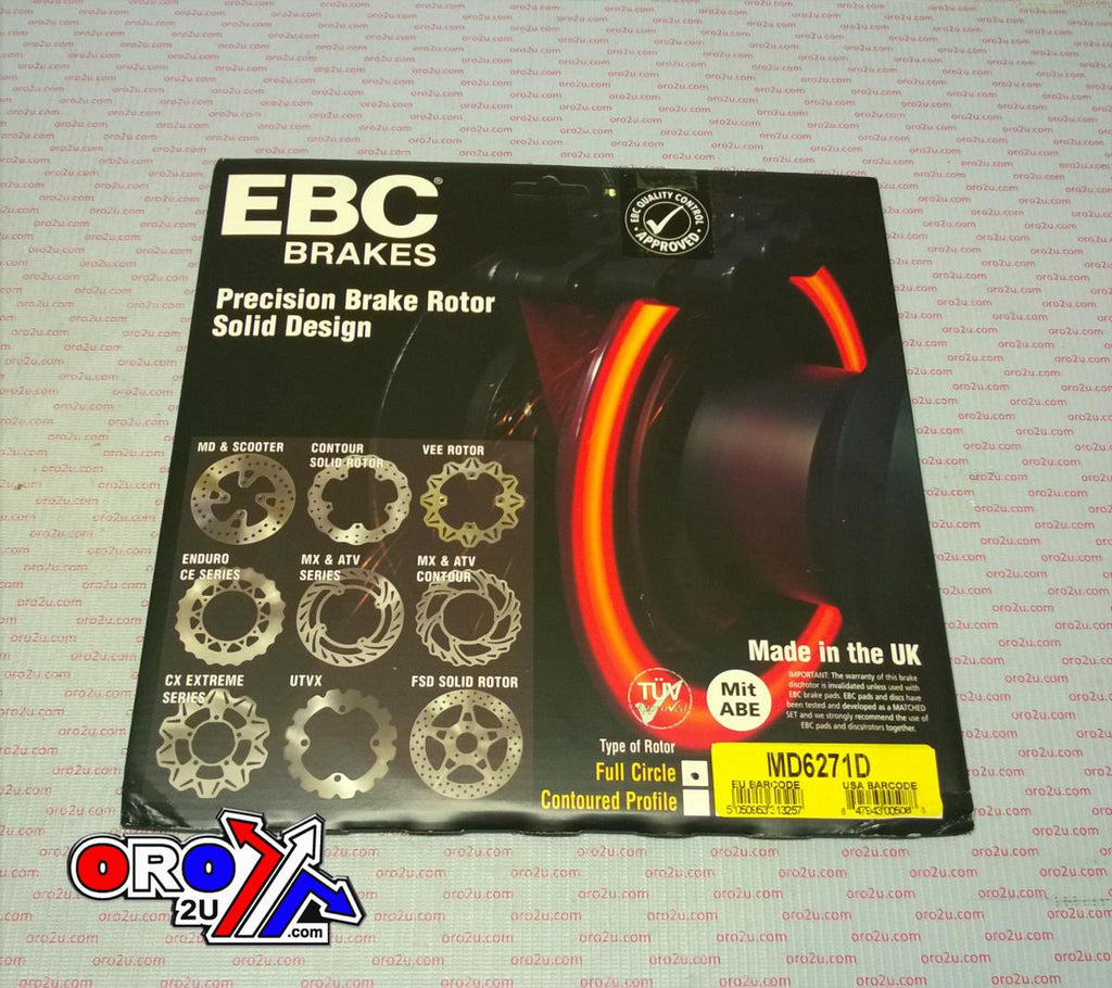 DISC BRAKE ARCTIC CAT, EBC MD6271D, ATV FRONT/REAR, AT-05767