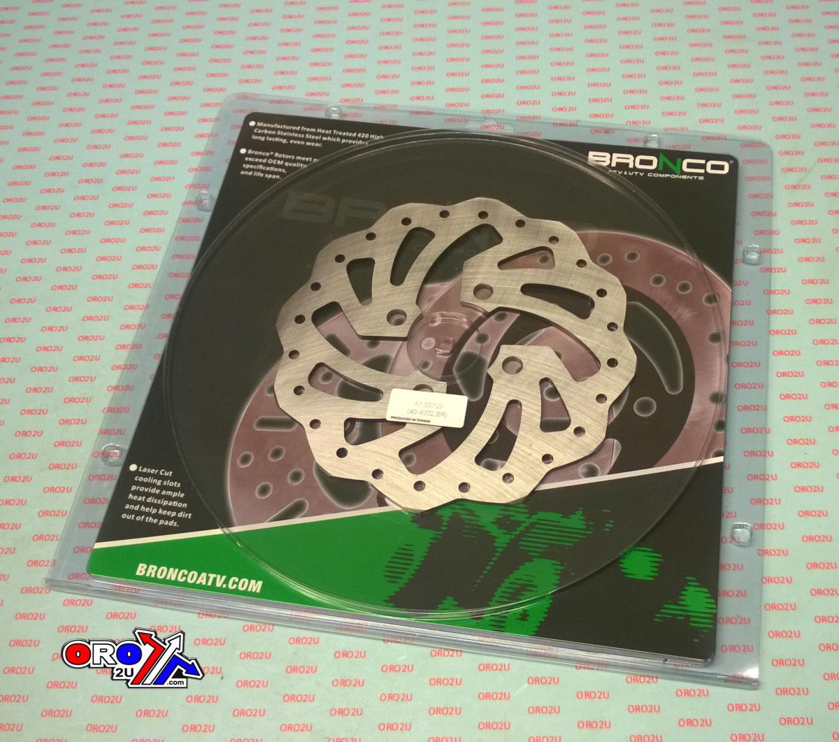 DISC BRAKE ROTOR REAR YFZ450R 16-18, BRONCO AT-05729 YAMAHA ATV