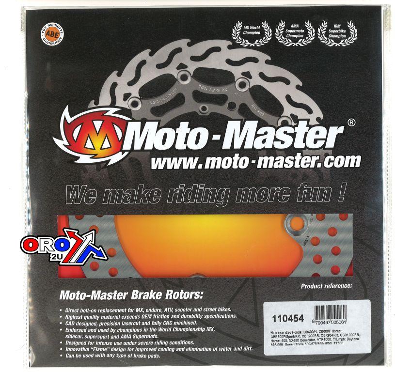 DISC BRAKE REAR HALO CB400, MOTO-MASTER 110454 HONDA