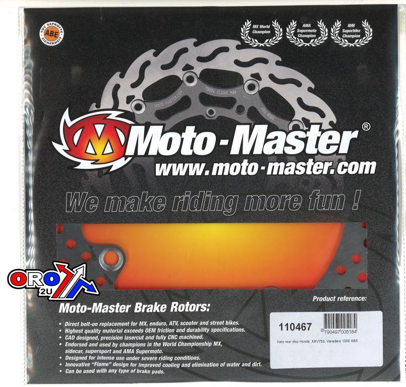 DISC BRAKE REAR HALO NC700, MOTO-MASTER 110467 HONDA