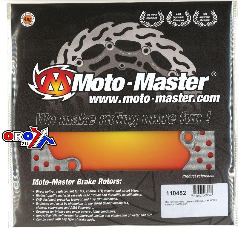 DISC BRAKE REAR CBR1000 ABS, MOTO-MASTER 110452 HONDA