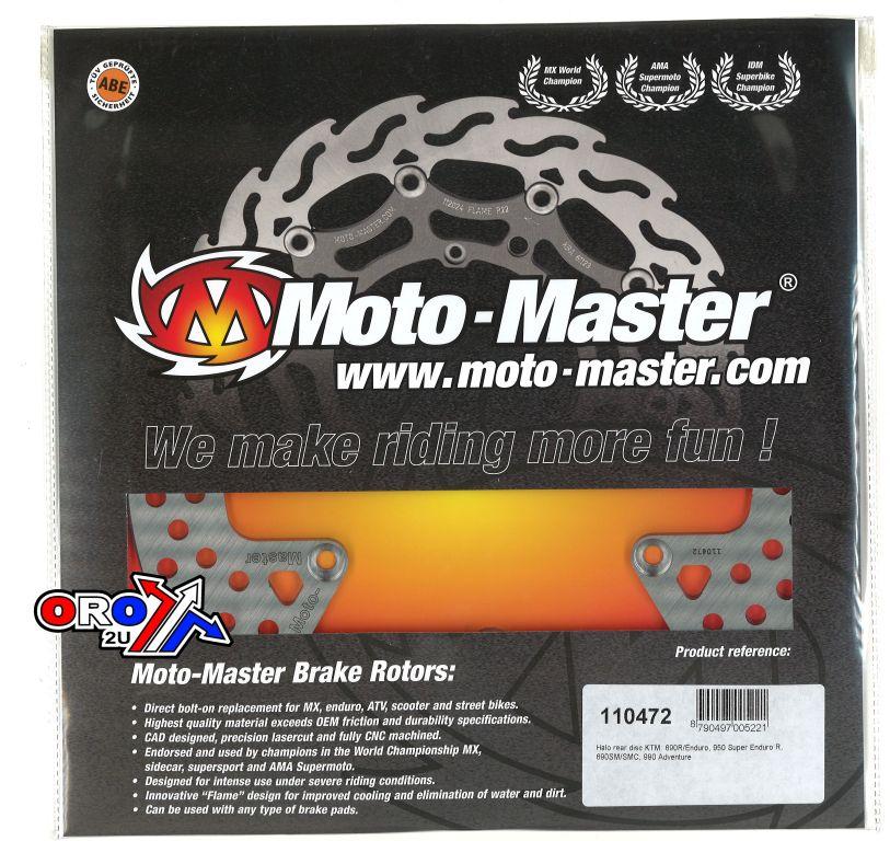DISC BRAKE REAR KTM 690-990, MOTO-MASTER 110472 SMR