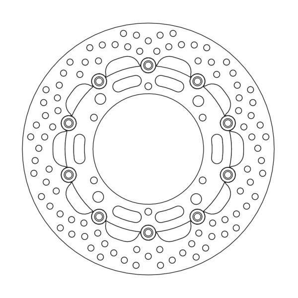 DISC BRAKE FRONT YAMAHA, MOTO-MASTER 112136 ROAD