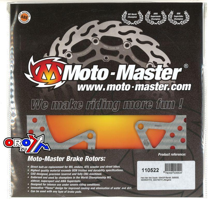 DISC BRAKE REAR SUZUKI, MOTO-MASTER 110522 ROAD