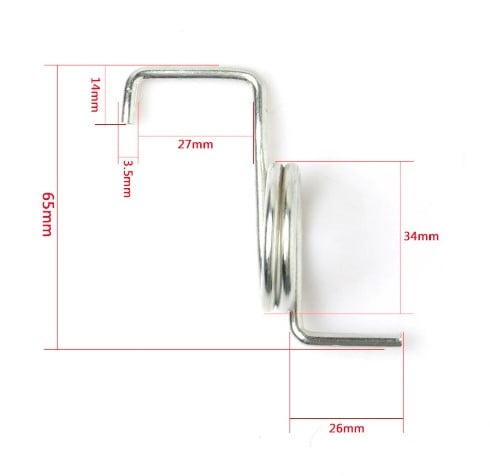 REAR BRAKE PEDAL LEVER RETURN SPRING YAMAHA YBR 125 90508-40W12