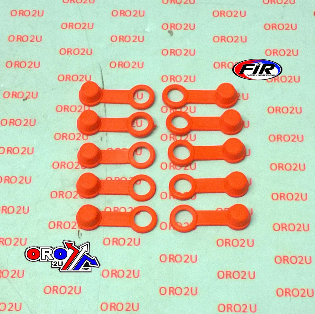 TRADE PACK 10 RUBBER CAPS ORANGE, TRADE £0.40 EA. BLEED NIPPLE COVER CAP