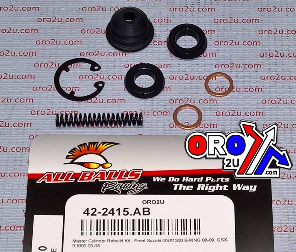 BRAKE MASTER CYL REBUILD KIT ALLBALLS, ALLBALLS 18-1070 SUZUKI GSXR1000 08-09/B-KING ROAD FRONT