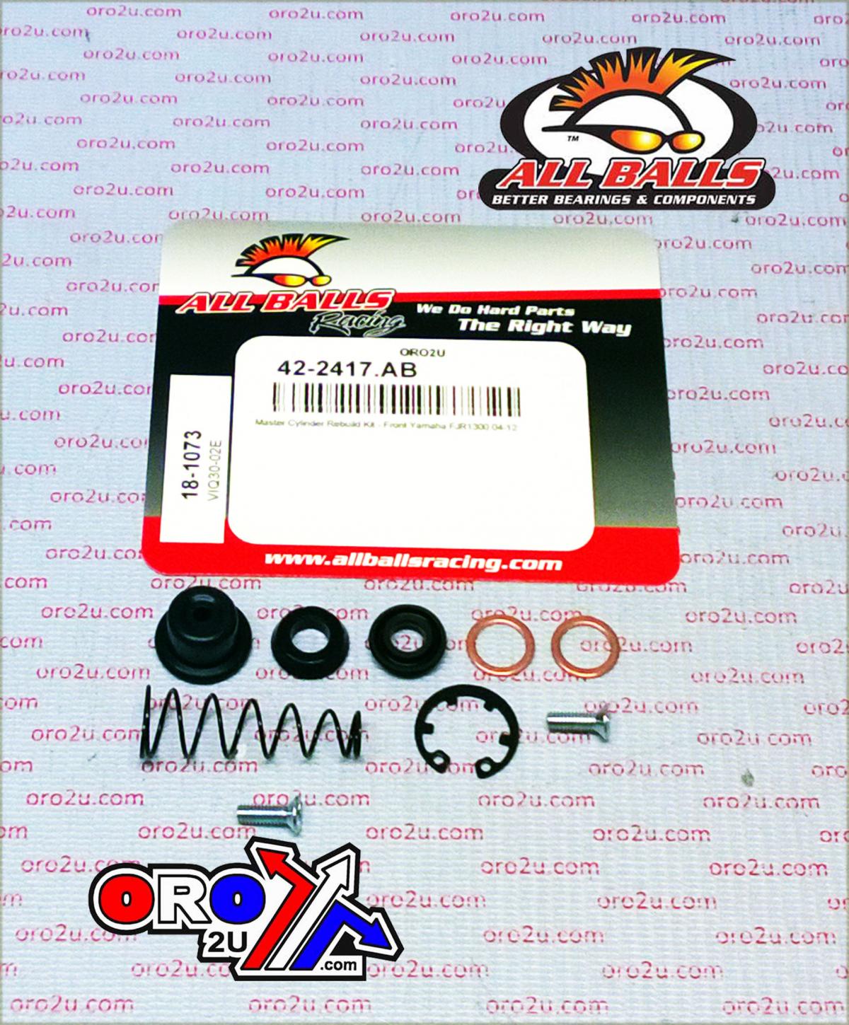 BRAKE MASTER CYL REBUILD KIT ALLBALLS, ALLBALLS 18-1073 YAMAHA FJR1300 04-12 ROAD FRONT