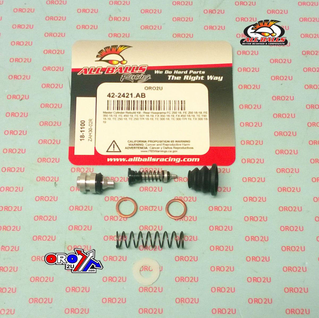 BRAKE MASTER CYL REBUILD KIT ALLBALLS, ALLBALLS 18-1100 HUSKY 18-22 REAR