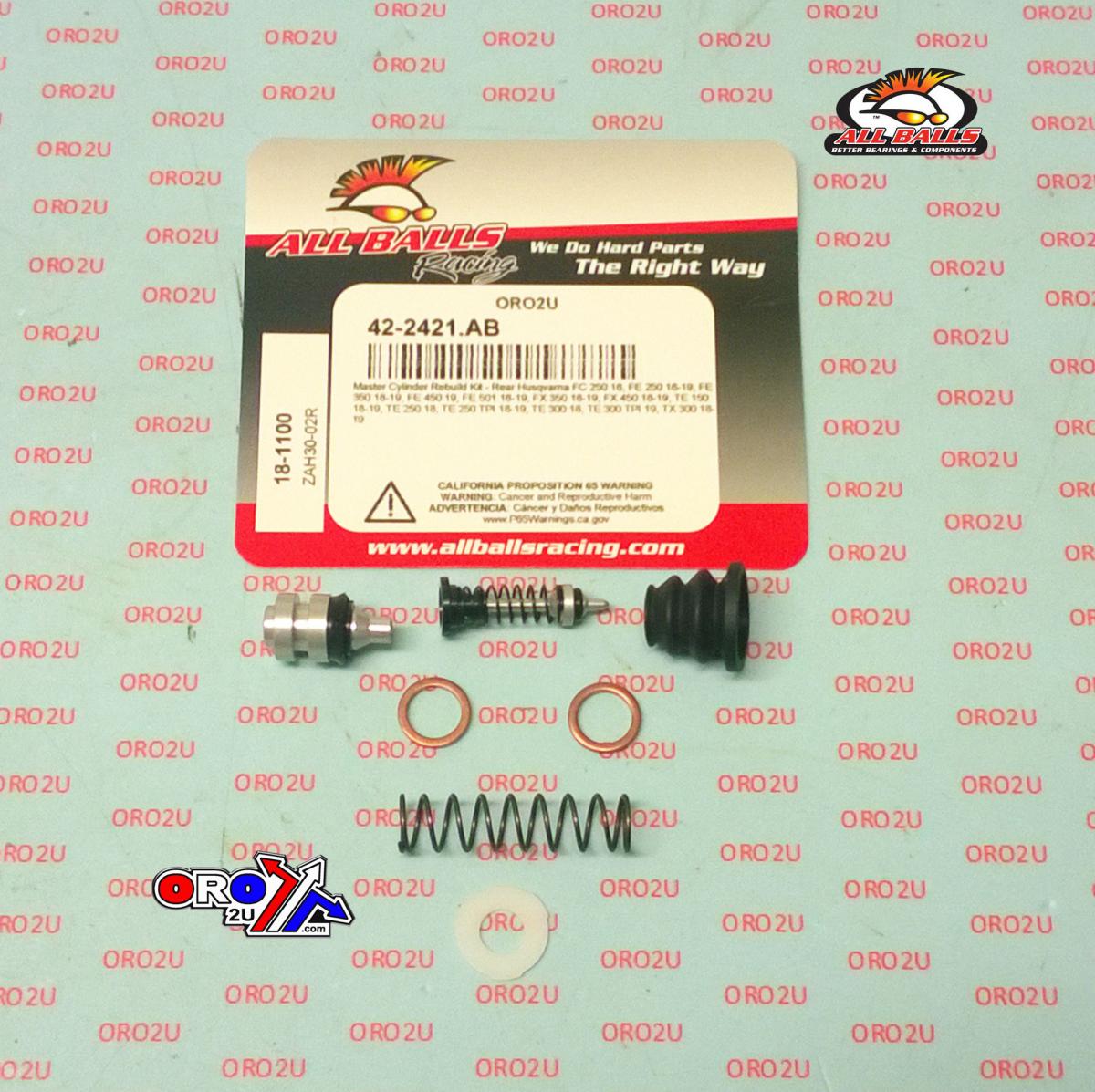 BRAKE MASTER CYL REBUILD KIT ALLBALLS, ALLBALLS 18-1100 HUSKY 18-22 REAR
