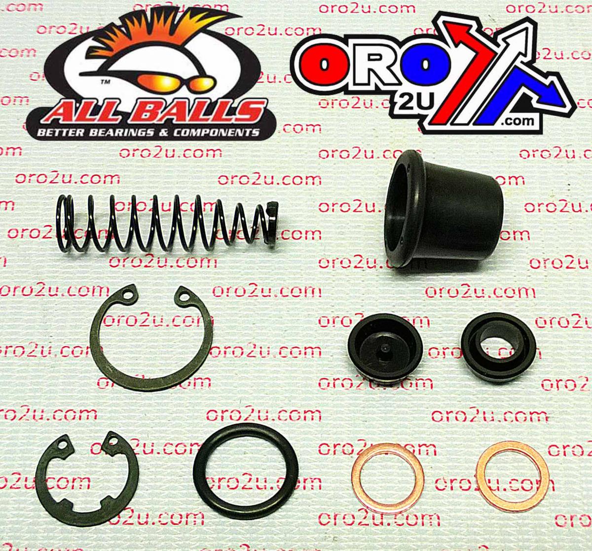 BRAKE MASTER CYL REBUILD KIT ALLBALLS, ALLBALLS 18-1003 ARCTIC-CAT/HON/KAW/SUZ/YAM REAR