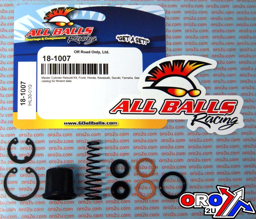 BRAKE MASTER CYL REBUILD KIT ALLBALLS, ALLBALLS 18-1007 GASGAS/HON/KAW/RIEHA/SUZ/YAM REAR