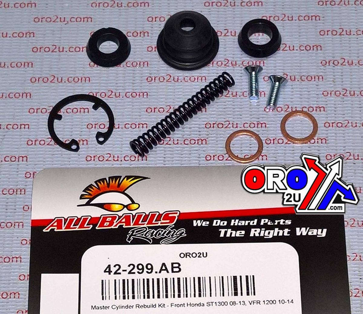 BRAKE MASTER CYL REBUILD KIT ALLBALLS, ALLBALLS 18-1066 HONDA ST1300/VFR1200 ROAD FRONT