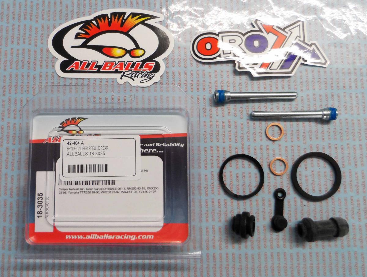 BRAKE CALIPER REBUILD KIT ALLBALLS, ALLBALLS 18-3035 SUZ/YAM 91-20 REAR