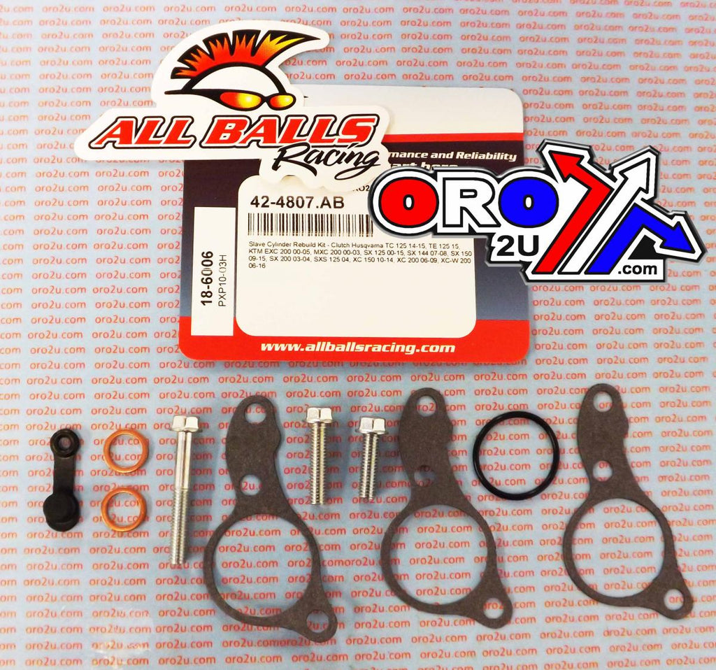 CLUTCH SLAVE CYL REBUILD KIT ALLBALLS, ALLBALLS 18-6006 KTM/HUSKY 125/144/150/200 00-16