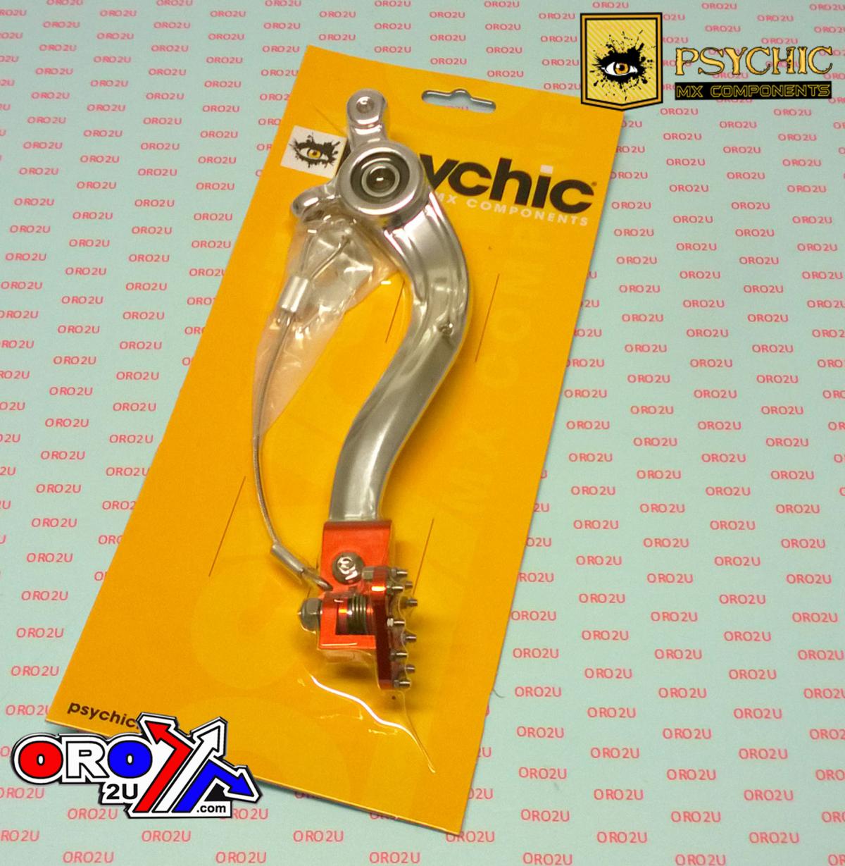 BRAKE PEDAL KTM SIL/ORG, PSYCHIC MX-08837 SILVER/ORANGE, 79013050044