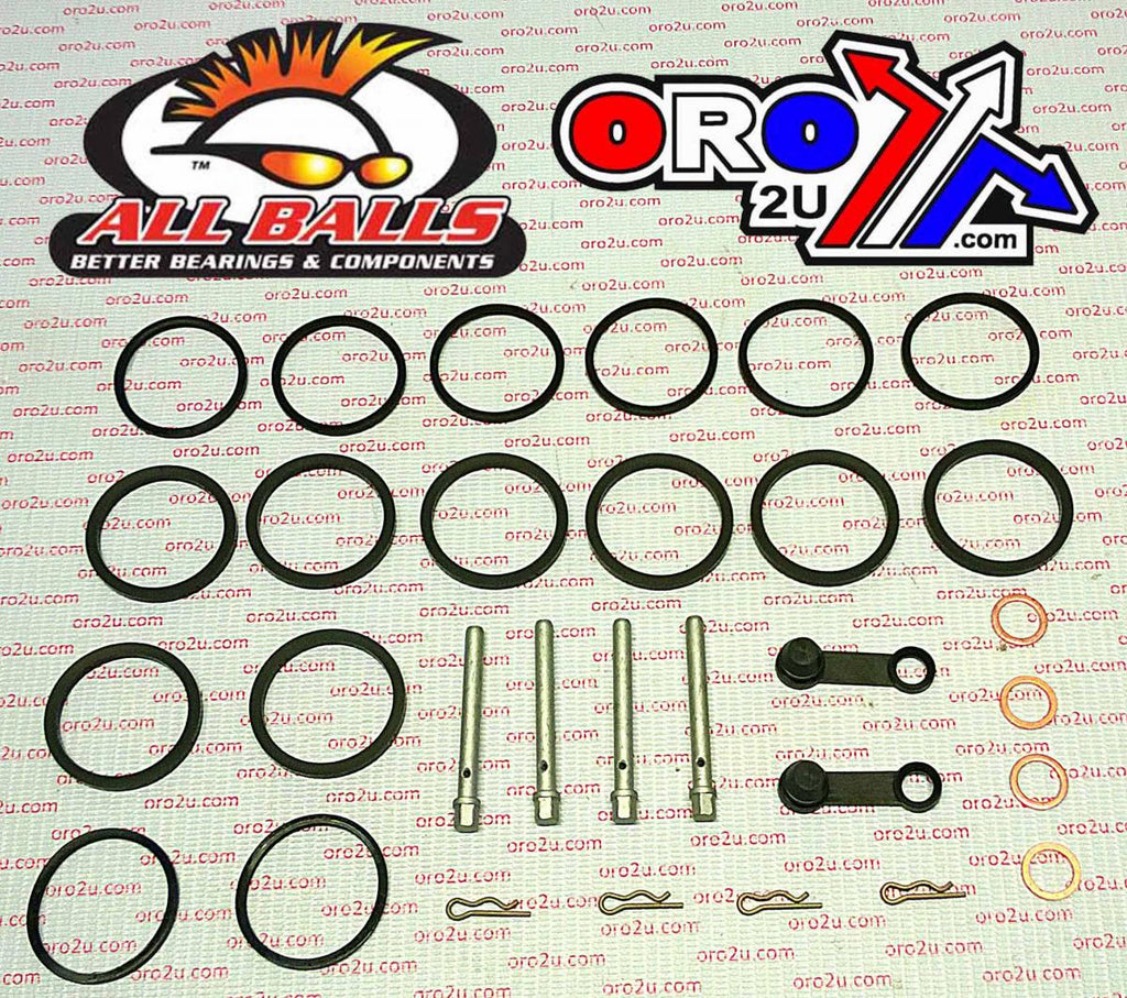 BRAKE CALIPER REBUILD KIT ALLBALLS, ALLBALLS 18-3086 YAM FJ1200/XVZ 1300 92-99 FRONT
