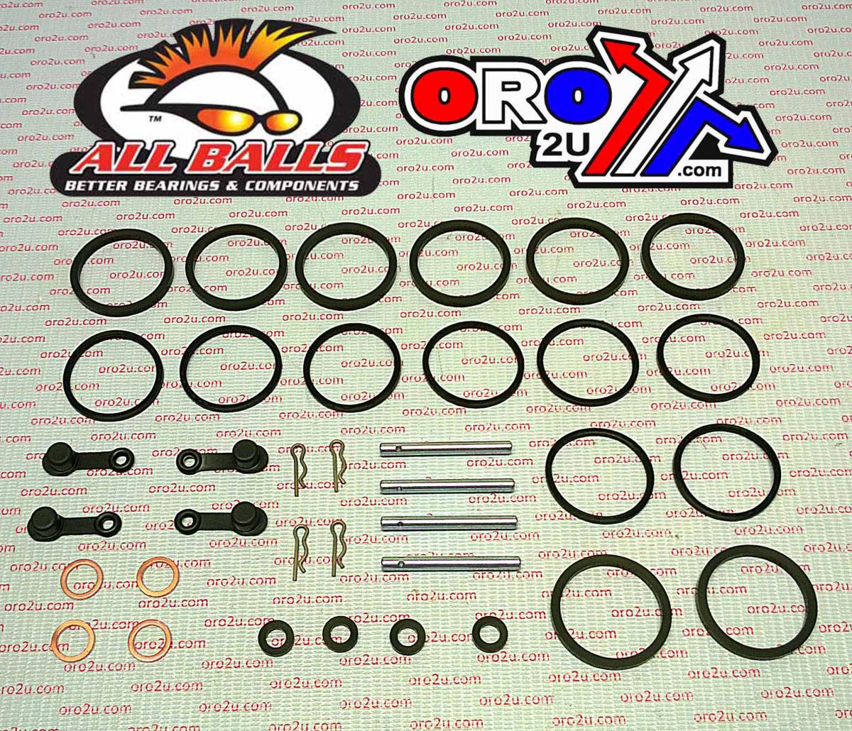 BRAKE CALIPER REBUILD KIT ALLBALLS, ALLBALLS 18-3119 SUZ GSXR750-1100 86-88 FRONT